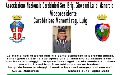 Esequie Vicepresidente Carabiniere Rag. Luigi Manenti