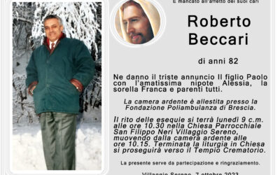 Esequie Sig. Roberto Beccari